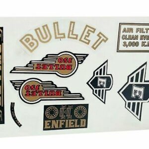 Complete Body Rear Fairing Sticker For Royal Enfield 350cc Decal 2 Set