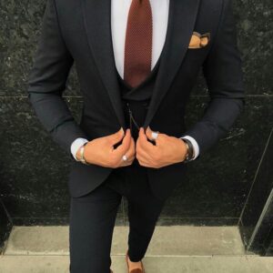 3 Piece Men's Suit Groom Tuxedos Wedding Suit Coat Pant For Prom Party Dinner Night Customize Options Available JB/G4