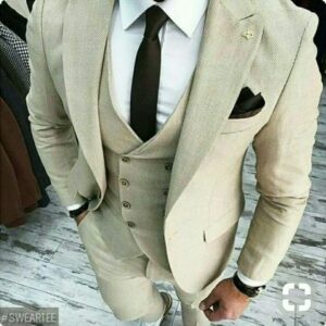 3 Piece Men's Suit Groom Tuxedos Wedding Suit Coat Pant For Prom Party Dinner Night Customize Options Available MB/B