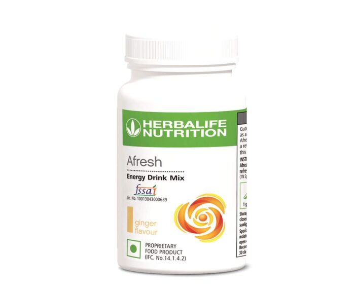 Herbalife Nutrition Afresh Energy Drink Mix Ginger Flavor | StoreEla